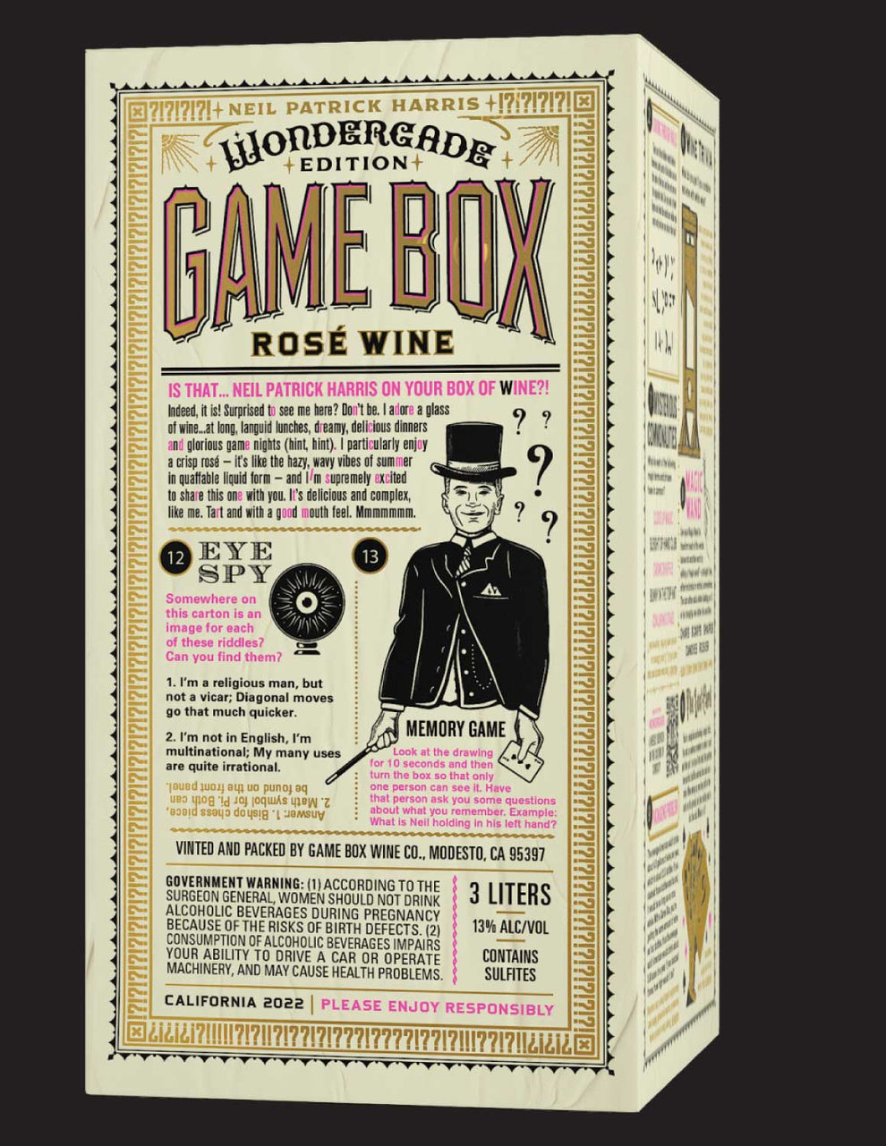 GAME BOX ROSÉ GameBox Wines